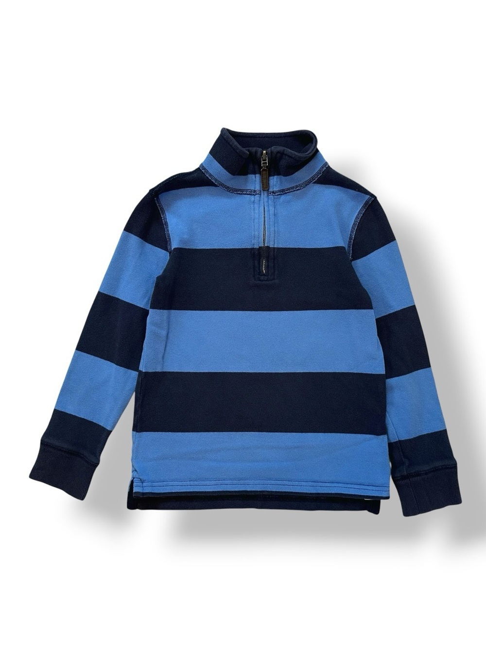 Crewcuts | Striped Sueded Half-Zip Popover Sweatshirt (4-5)